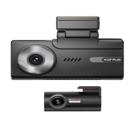 CP PLUS CP-F83B True 4K 2160P UHD Dual Channel Dash Cam, ADAS, in-Built GPS & Touch Screen, Time Lapse, G Sensor, Night Vision, Wide Angle View, Supports Upto 1TB | CP-F83B
